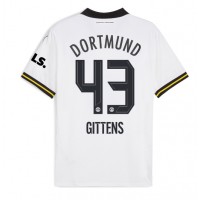 Camisa de Futebol Borussia Dortmund Jamie Bynoe-Gittens #43 Equipamento Alternativo 2024-25 Manga Curta